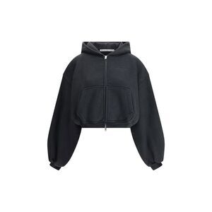 Alexander Wang Women Cropped Zip-Up Hoodie